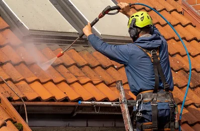 Démoussage et hydrofuge de toiture à Virelade